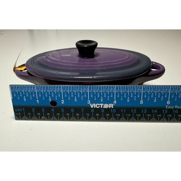Crock Pot Wexford MINI Purple Stoneware Casserole Dish and Lid 6.7oz - Picture 5 of 6